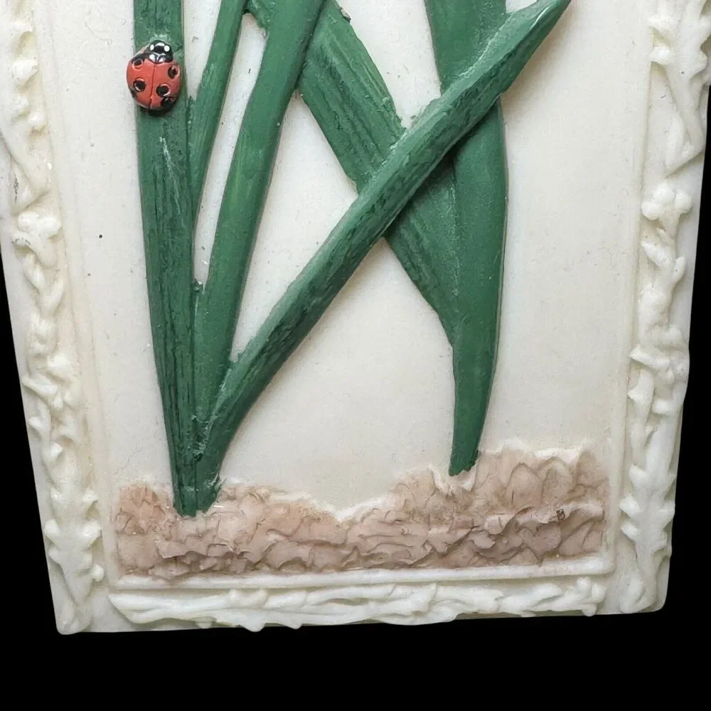 MCM 3D Spring Floral Resin Plaques 6.5